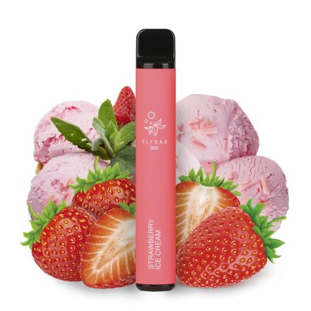 Elf Bar 800 - Strawberry Ice Cream  2%