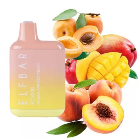 ELF BAR BC3000 - MANGO APRICOT PEACH 5% - RECHARGEABLE