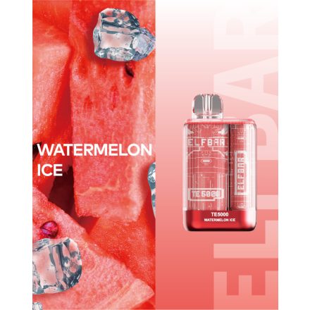 ELF BAR TE5000 - Watermelon Ice 5% - RECHARGEABLE