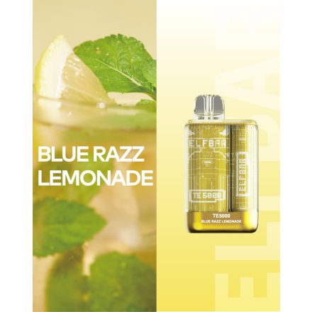 ELF BAR TE5000 - Blue Razz Lemonade 5% - RECHARGEABLE