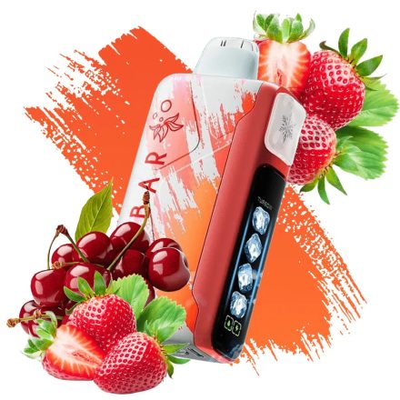 ELF BAR ICE KING 40000 rechargeable vape with cherry and strawberry flavor and 40000 puffs