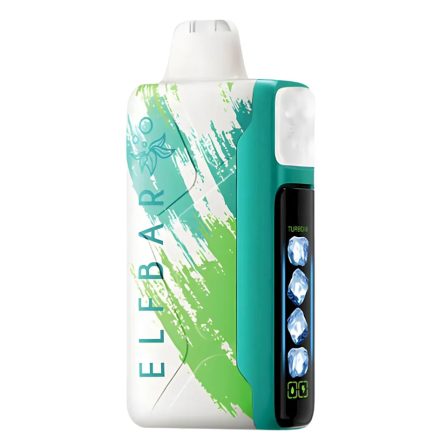 ELF BAR ICE KING 40000 disposable vape with strawberry watermelon ice flavor and 5% nicotine, rechargeable