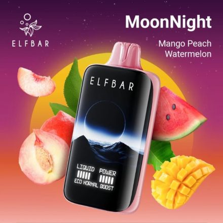 ELF BAR MoonNight 40000 disposable vape 5% – Mango Peach Watermelon flavor