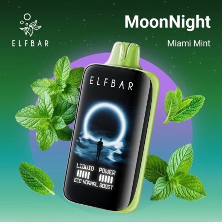 ELF BAR MoonNight 40000 jednorazová vape 5% - Príchuť Miami Mint