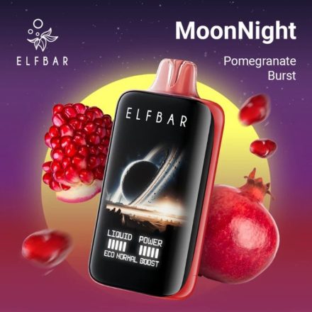 ELF BAR MoonNight 40000 disposable vape 5% – Pomegranate Burst flavor