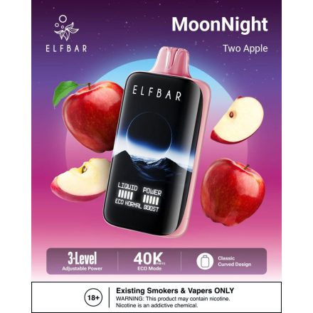 ELF BAR MoonNight 40000 - Two Apple 5%