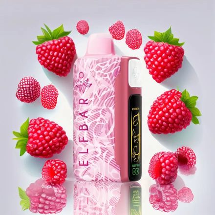 ELF BAR NICOTINE KING 40000 - RED RASPBERRY STRAWBERRY  - RECHARGEABLE
