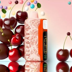   ELF BAR NICOTINE KING 40000 - SOUR CHERRY CANDY  - RECHARGEABLE