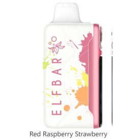 ELF BAR SOUR KING 40000 vape in Red Raspberry Strawberry flavor with 40000 puffs