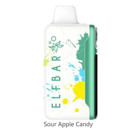ELF BAR SOUR KING 40000 vape in Sour Apple Candy flavor with 40000 puffs