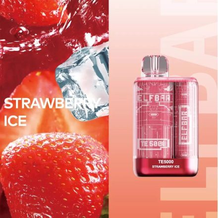 ELF BAR TE5000 - Strawberry Ice 5% - RECHARGEABLE