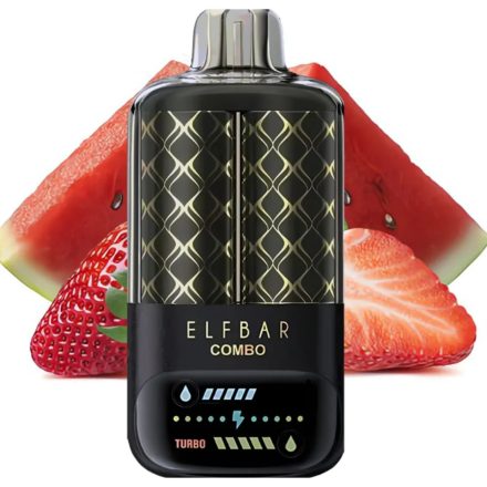 ELF BAR COMBO disposable vape with watermelon strawberry flavor and 25000 puffs
