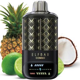 ELF BAR COMBO disposable vape with lime pineapple flavor and 25000 puffs ELF BAR COMBO disposable vape with lime pineapple flavor and 25000 puffs