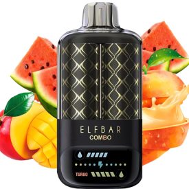 ELF BAR COMBO disposable vape with peach mango watermelon flavor and 25000 puffs ELF BAR COMBO disposable vape with peach mango watermelon flavor and 25000 puffs