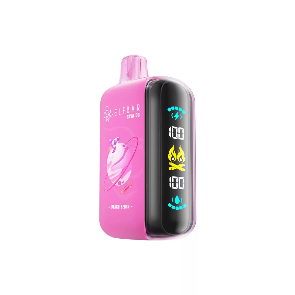 ELF BAR RAYA D3 - Peach Berry Disposable Vape ELF BAR RAYA D3 - Peach Berry Disposable Vape