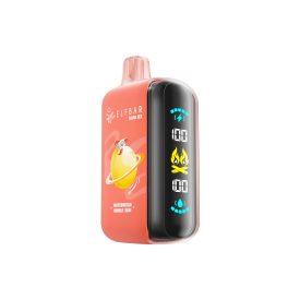 ELF BAR RAYA D3 disposable vape with watermelon bubblegum flavor and 25000 puffs