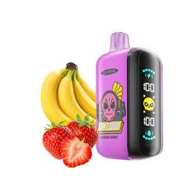 ELF BAR GH23000 rechargeable vape with strawberry banana flavor and 23000 puffs ELF BAR GH23000 rechargeable vape with strawberry banana flavor and 23000 puffs