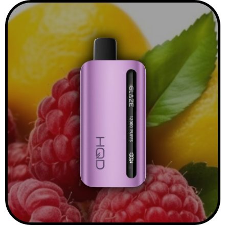 HQD GLAZE 12000 - Raspberry Lemon 2% - RECHARGEABLE