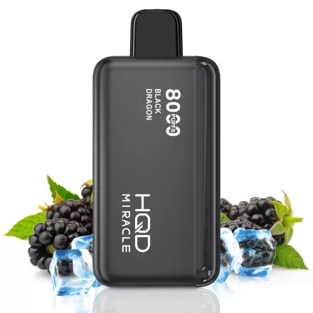 ELF BAR HQD 8000 5% - Black Ice - RECHARGEABLE