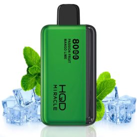 HQD MIRACLE 8000 5% - Ice mint - RECHARGEABLE