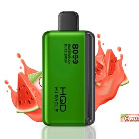 HQD MIRACLE 8000 5% - Watermelon Bubblegum - RECHARGEABLE