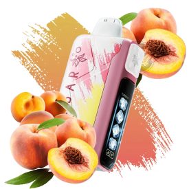  ELF BAR ICE KING 40000 rechargeable vape with Peach+ flavor and 40000 puffs