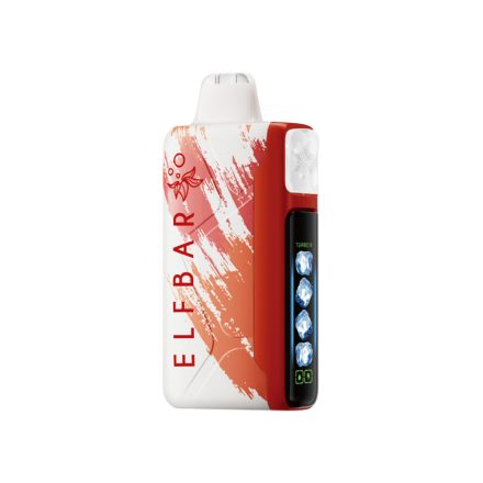 ELF BAR ICE KING 40000 disposable vape with strawberry and mixed berries flavor, 5% nicotine, rechargeable