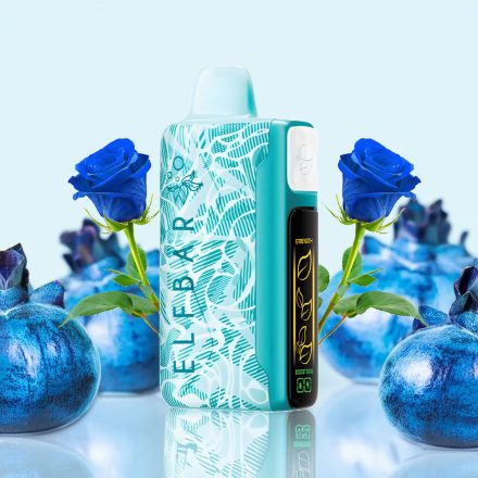 ELF BAR NICOTINE KING 40000 vape with Icy Blue Rose and 40000 puffs