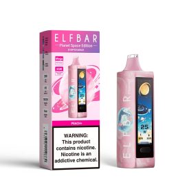 ELF BAR PLANET 25000 - Peach + 5% Vape e-cigarette - Exclusive flavor, 25,000 puffs, 5% nicotine