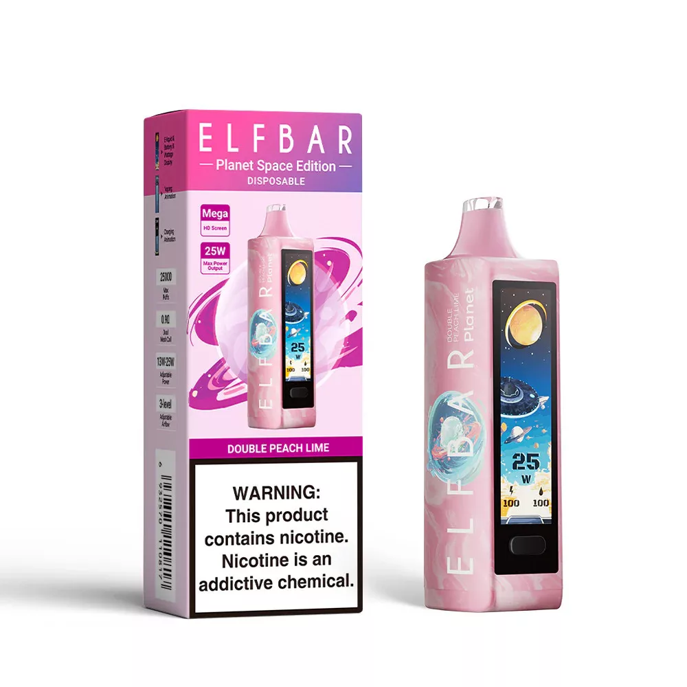 elfthc - pink panther - disposable vape - 2g ELF BAR PLANET 25000 DOUBLE PEACH LIME RELX ESSENTIAL Size & Strength:13mL, 40mg Best Tobacco Flavored Disposable