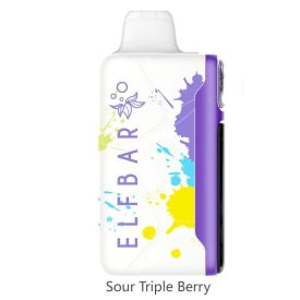 ELF BAR SOUR KING 40000 vape in Sour Triple Berry flavor with 40000 puffs
