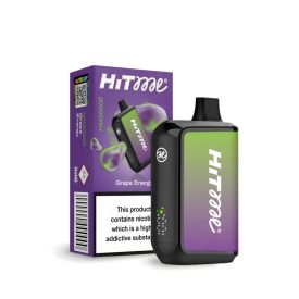 HITME20000 disposable vape with grape energy flavor