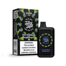 JUICY JANE JJ5000 - Pear Strawberry Raspberry Ice 5% - RECHARGEABLE   JUICY JANE JJ5000 - Pear Strawberry Raspberry Ice 5% - RECHARGEABLE