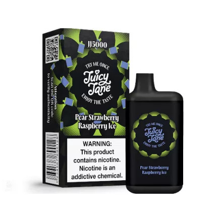 JUICY JANE JJ5000 - Pear Strawberry Raspberry Ice 5% - RECHARGEABLE