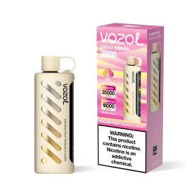   VOZOL GEAR SISHA 25000 - DRAGONFRUIT BANANA CHERRY 0.5% NICOTINE