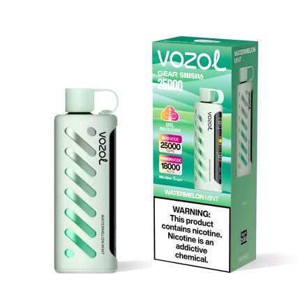 VOZOL GEAR SISHA 25000 - WATERMELON MINT 0.5% NICOTINE